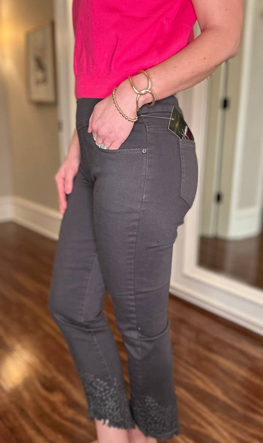 Multiples - Scalloped Hem Ankle Jean