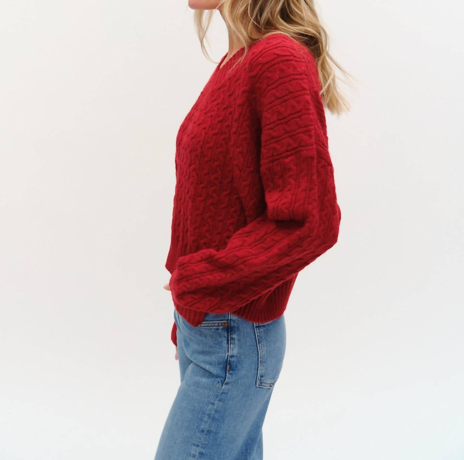 Six/Fifty - Camden Cable Knit Sweater