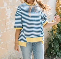 Polagram - Hadley Striped Top
