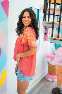 Layerz Clothing - Josie Shirt Sleeve Top