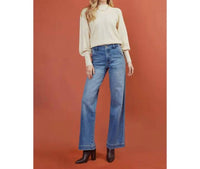 Kancan - High Rise Wide Leg Jeans