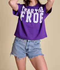 Stewart Simmons - Fear The Frog Chenille Team Top