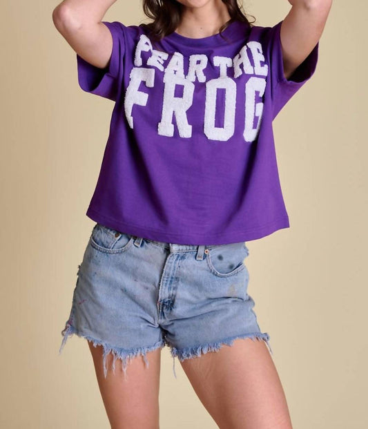 Stewart Simmons - Fear The Frog Chenille Team Top