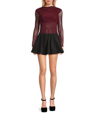 Nia - Aria Mesh Long Sleeve Top