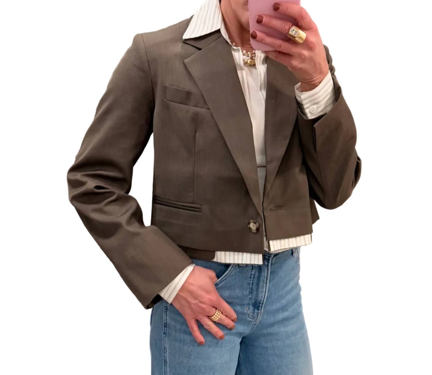 We-Ar4 - Bar Long Sleeve Blazer