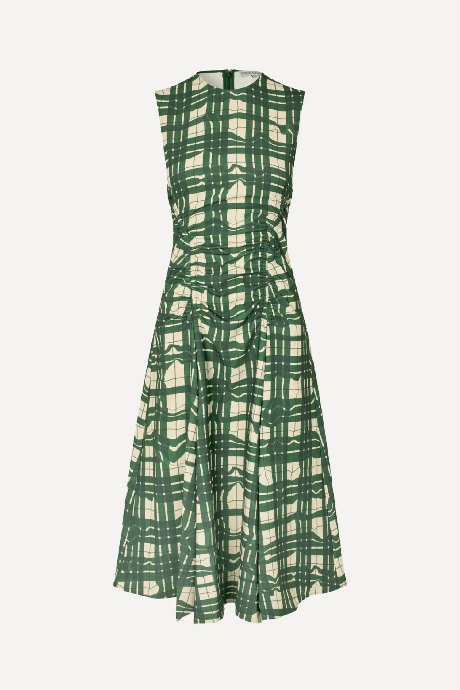 Stine Goya - Sleeveless Gathered Midi Dress