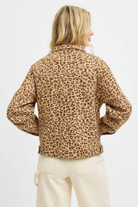 Risen - Leopard Button Down Jacket
