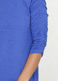 Elliott Lauren - Ruched Sleeve Tee