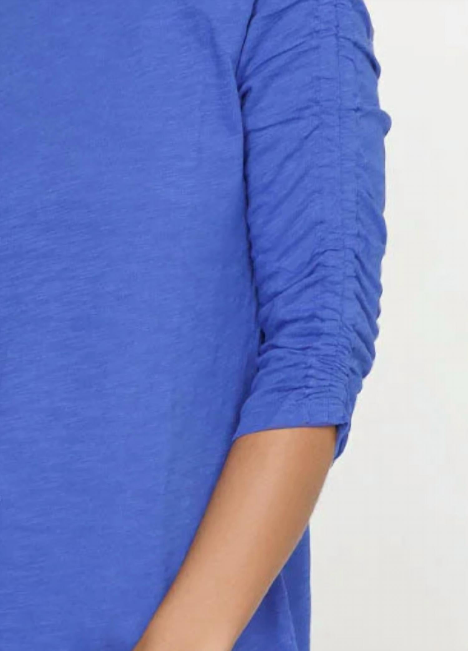 Elliott Lauren - Ruched Sleeve Tee