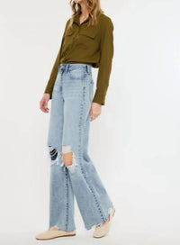 Kancan - Ultra High Rise Wide Leg Jeans