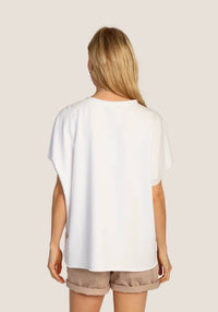 Dylan - Caplet Short Sleeve Top