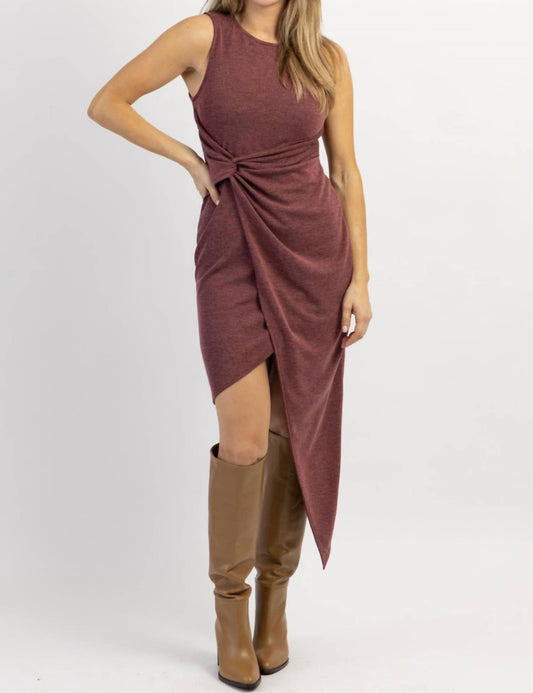 ESTELLA TWIST MIDI DRESS