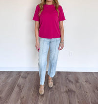 Daze - Elyse Side Panel High Rise Ankle Jeans