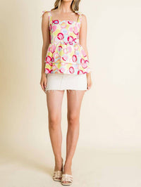 Thml - Without A Care Shoulder Tie Top