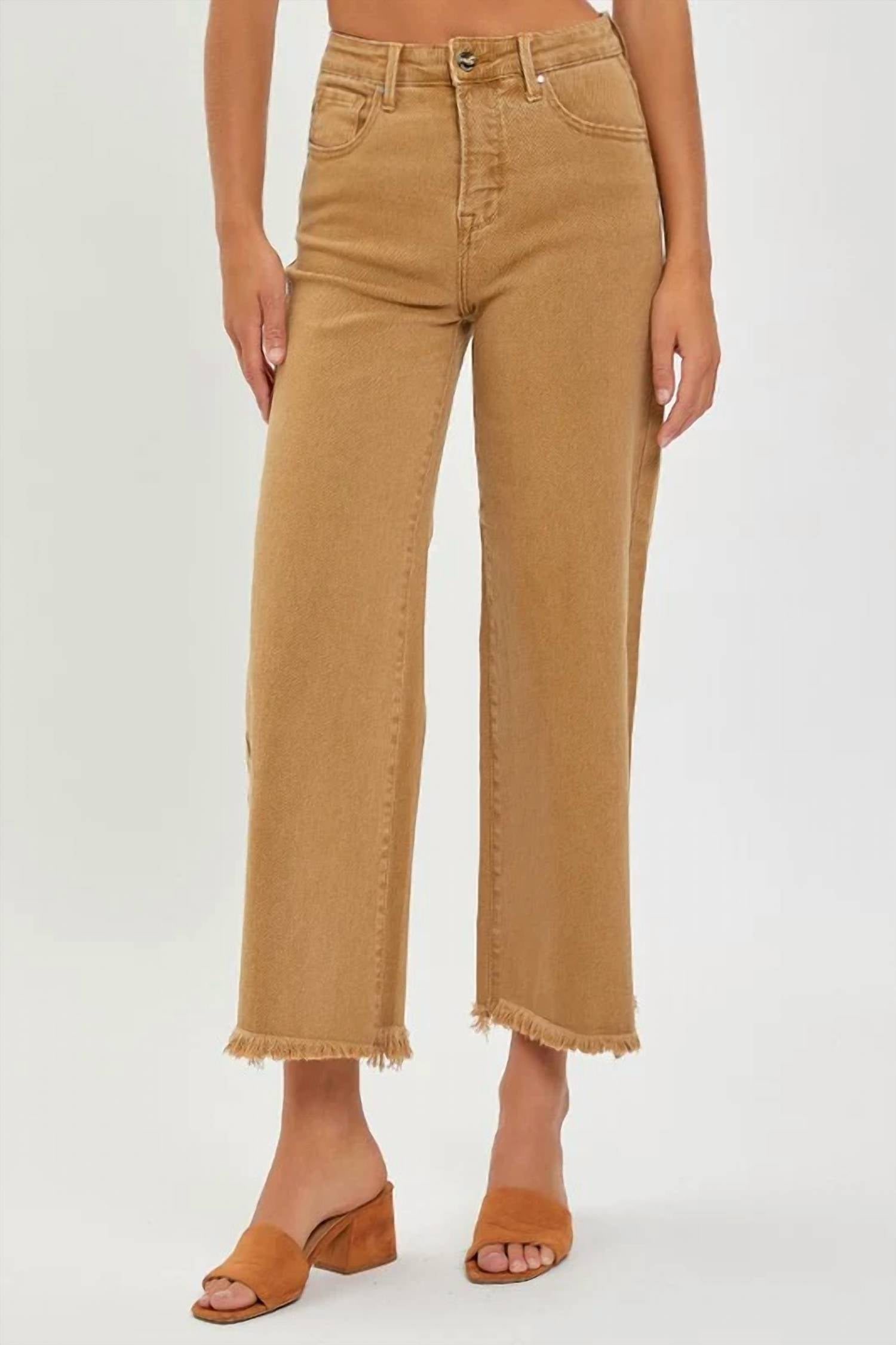 Risen - Women's Crop Wide Leg Pants