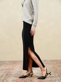 27 Miles Malibu - Betsi Rib Knit Pencil Skirt