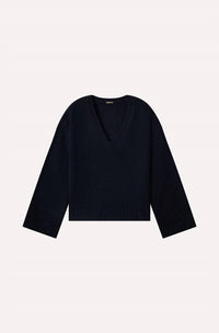 Minnie Rose - Women's Luxe V-neck Pullover
