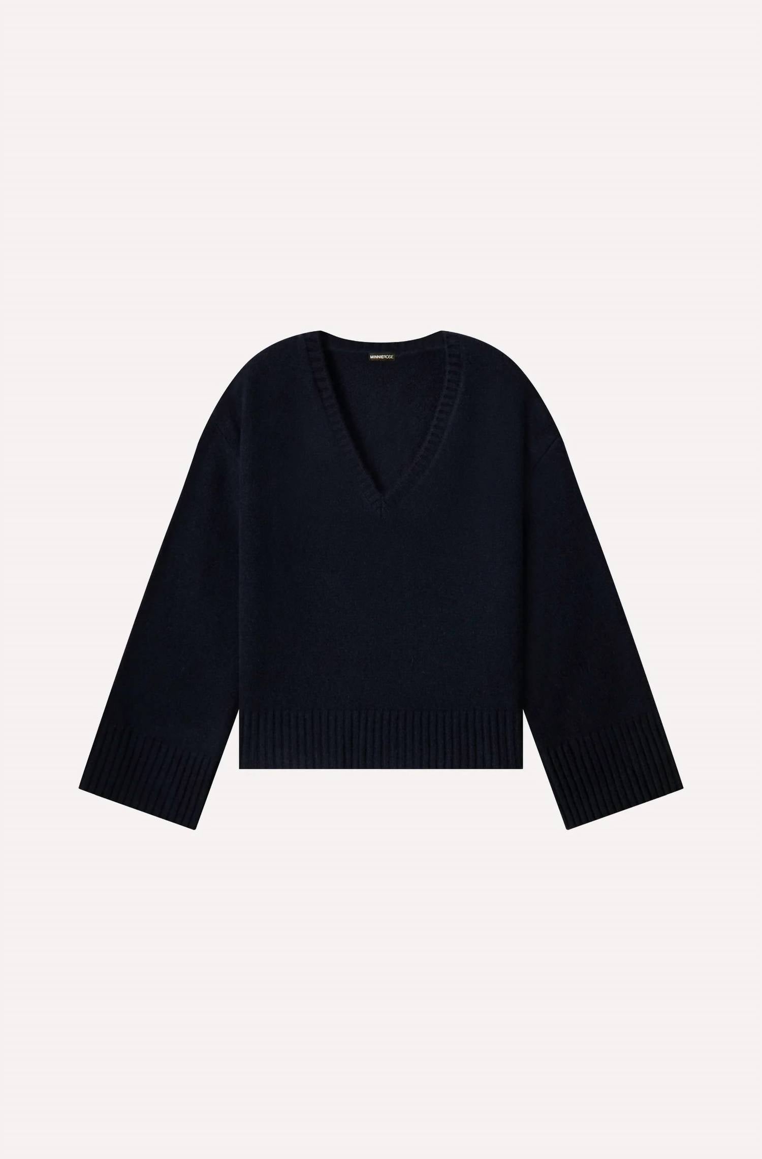 Minnie Rose - Women's Luxe V-neck Pullover