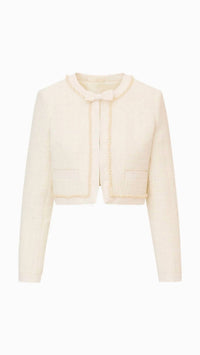 Loveshackfancy - Ralphette Cropped Tweed Jacket