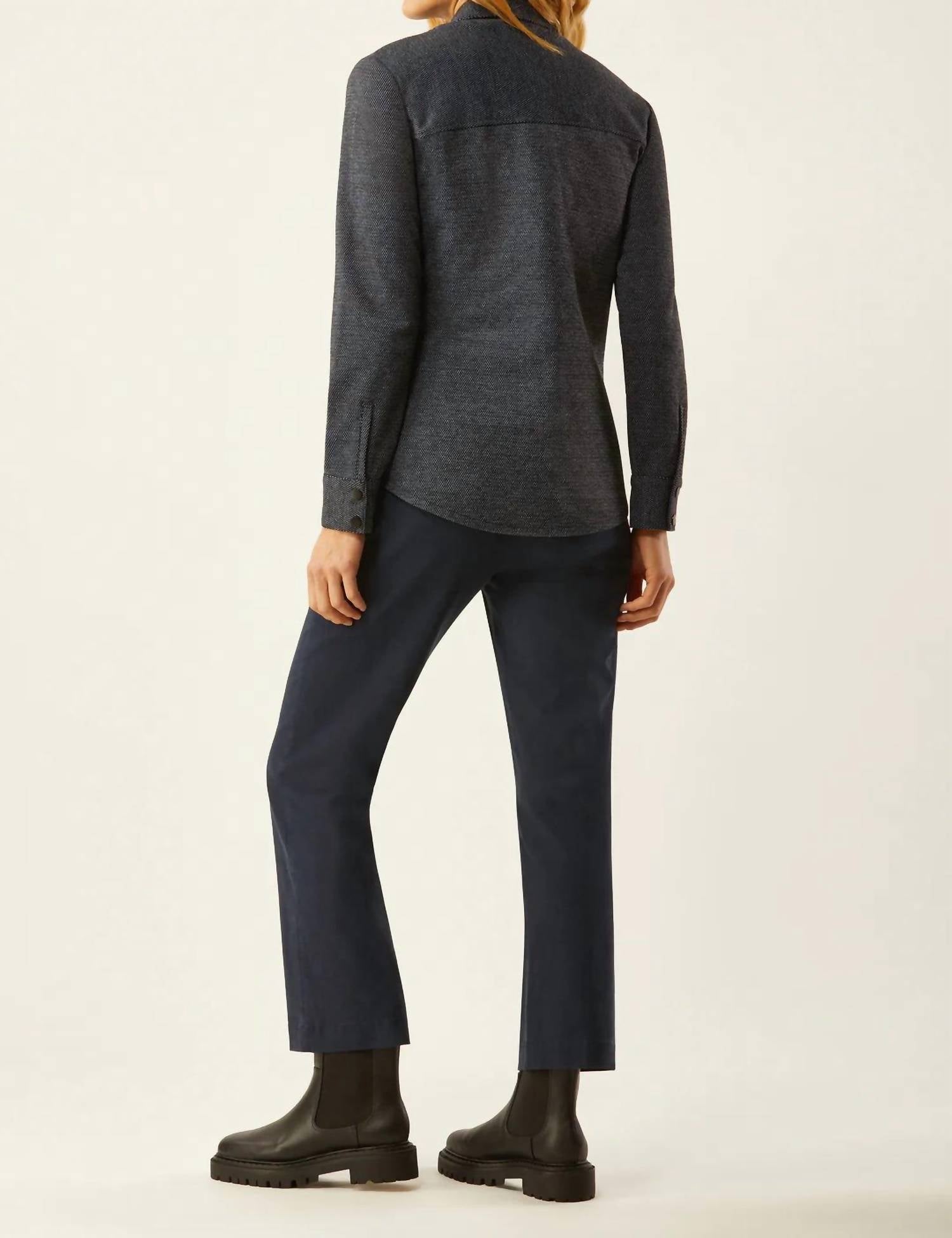 Ecru - Shirt Jacket with Zip-Out Liner