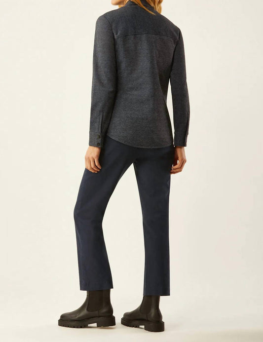 Ecru - Shirt Jacket with Zip-Out Liner