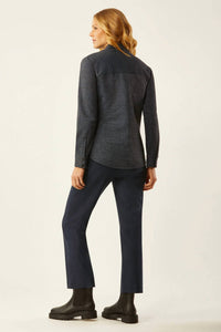 Ecru - Shirt Jacket with Zip-Out Liner