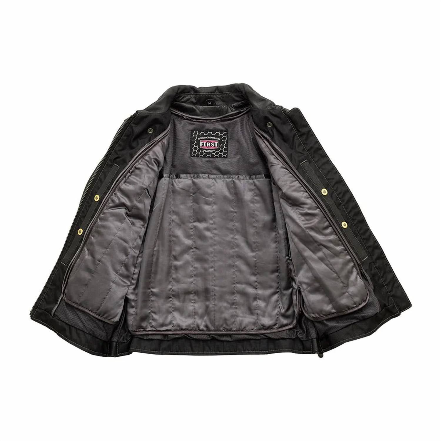 First Mfg Co. - Women's Free Spirit Motorcycle Leather Jacket