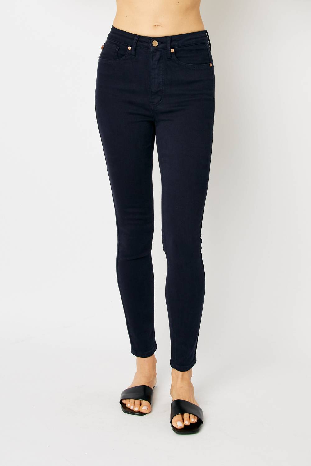 Judy Blue - High Waist Tummy Control Garment Dyed Skinny Jeans