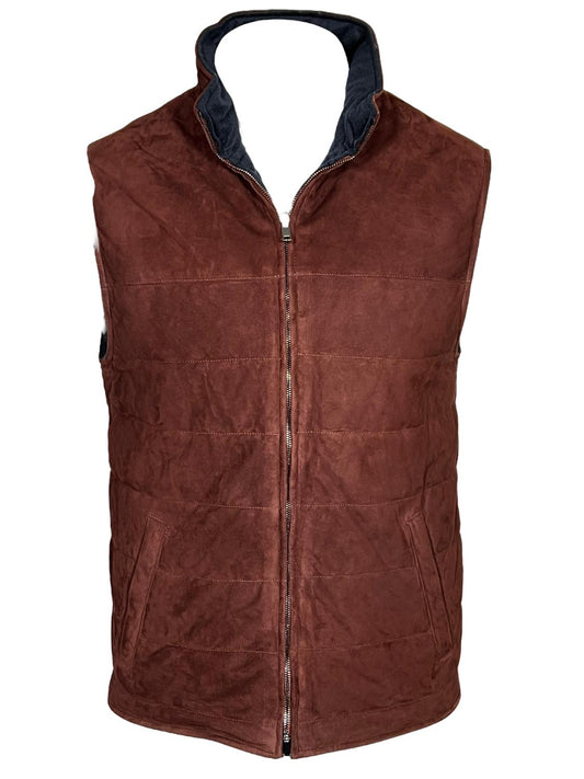 Manto Italia - MEN SUEDE REVERSIBLE VEST