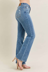 Judy Blue Charlotte Bootcut Jeans in vintage wash - women's jeans - alternate view