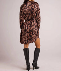 Bella Dahl - Long Sleeve Belted Mini Dress