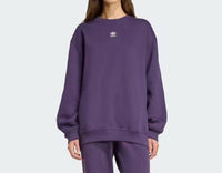 Adidas - Women's Essentials Fleece Long Oversized Crew Sweatshirt