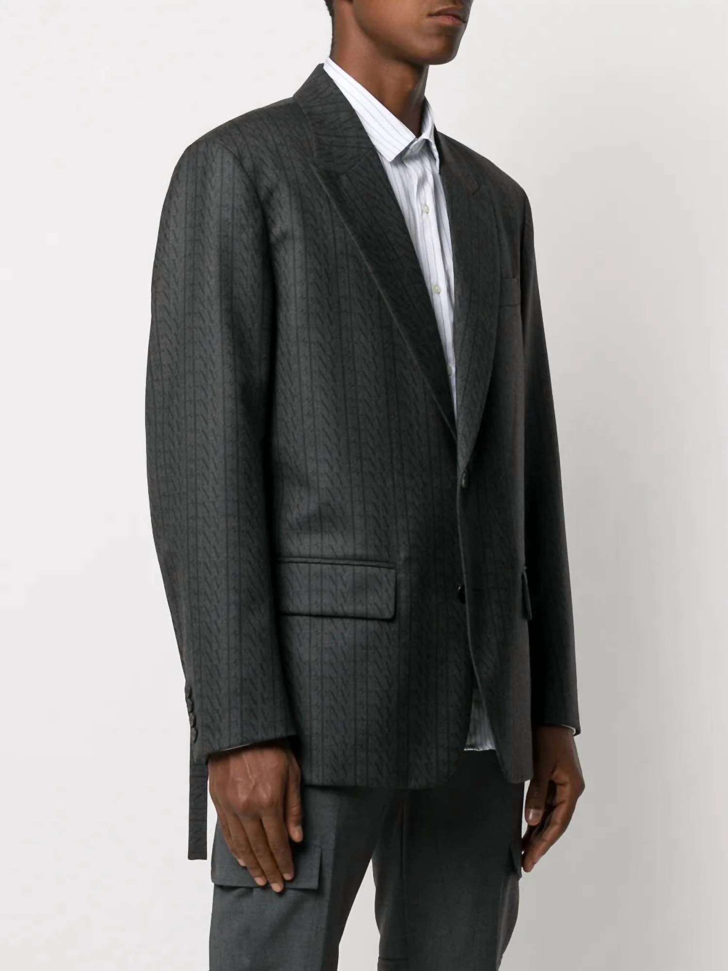 Valentino - Print Single Breasted Blazer