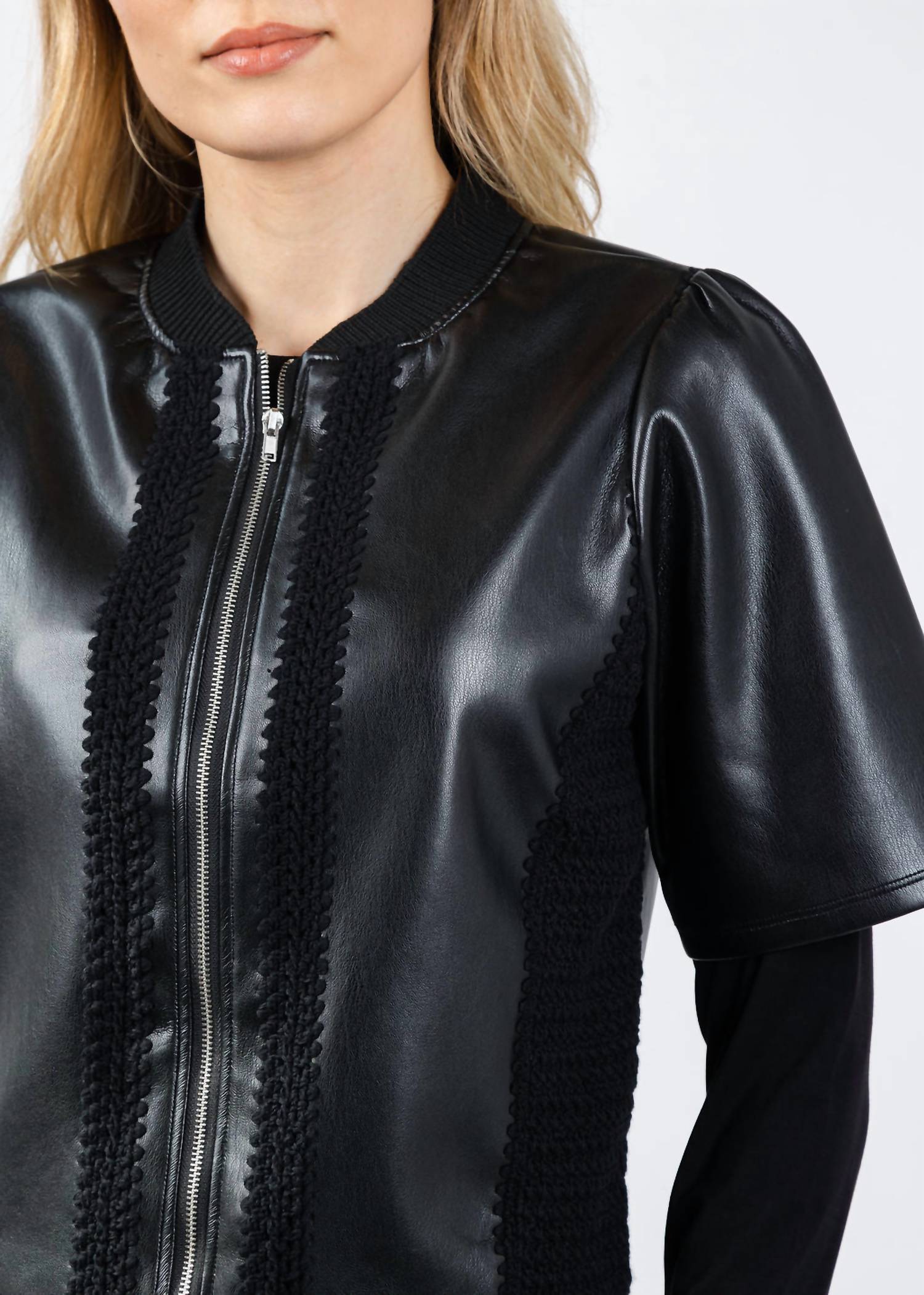 Melissa Nepton - Echo Vegan Crochet Zip Jacket