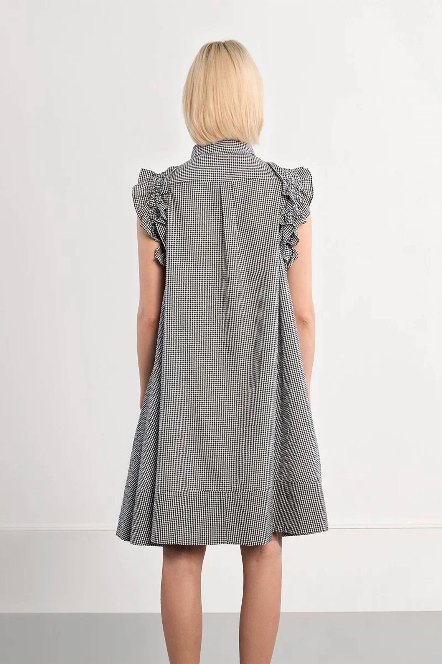 Lili Sidonio - Gingham Shirt Dress