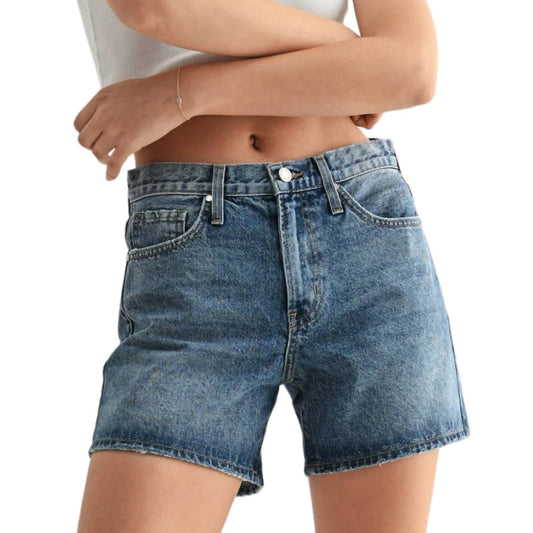 Just Black Denim - Vintage High-Rise Mom Shorts