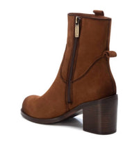 Xti - Women's Suede Block Heel Booties