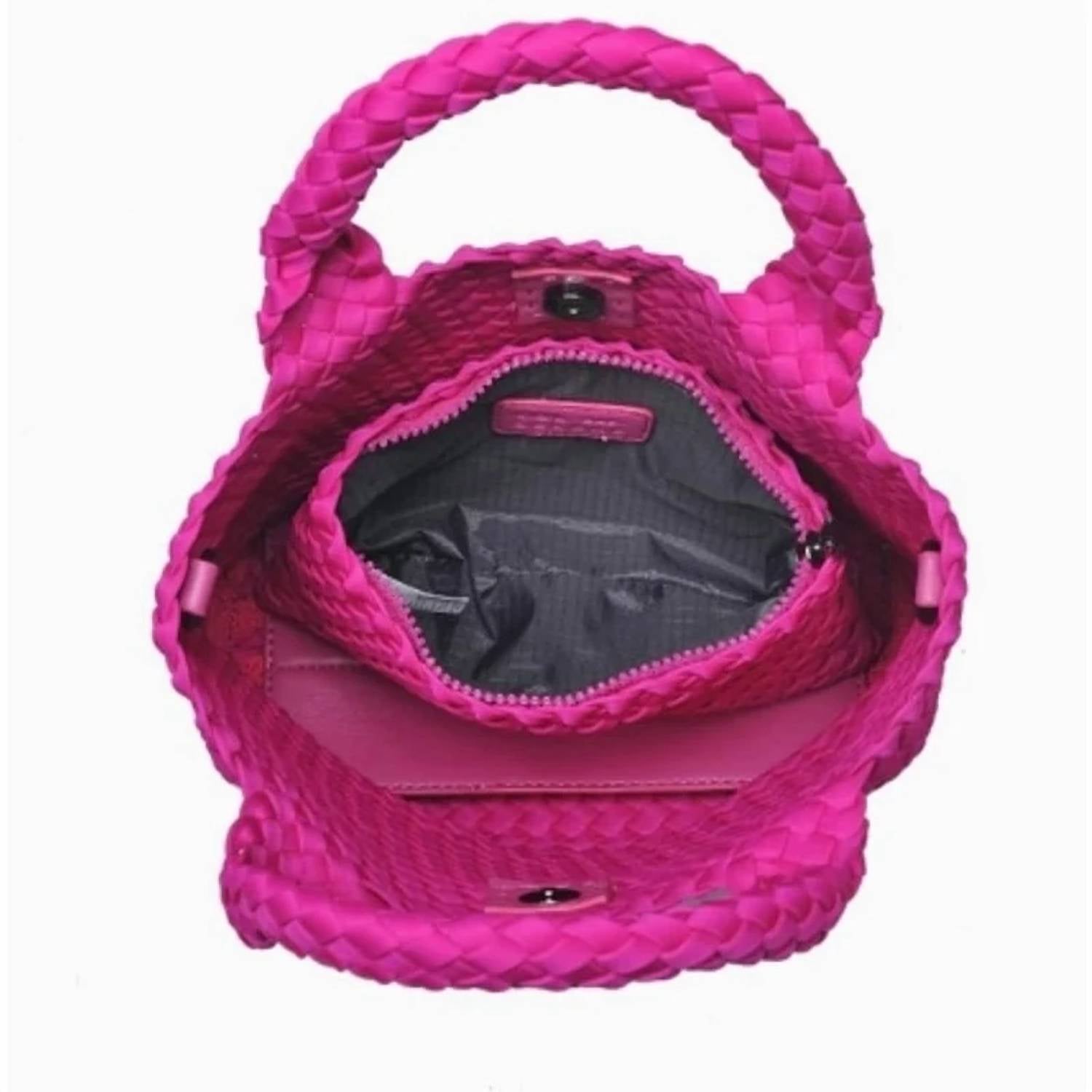 Sol And Selene - Women's Sky's The Limit Woven Small Neoprene Crossbody Tote Bag