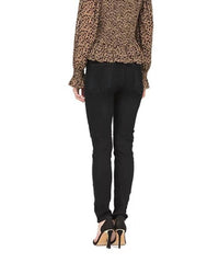 VELVET SMOCKED BLOUSE