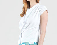 Clara Sunwoo - Drape Neck Loop Front Top