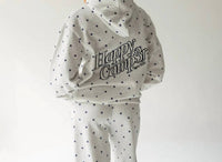 The Happy Camp3R - Polka Dot Appliqué Hoodie