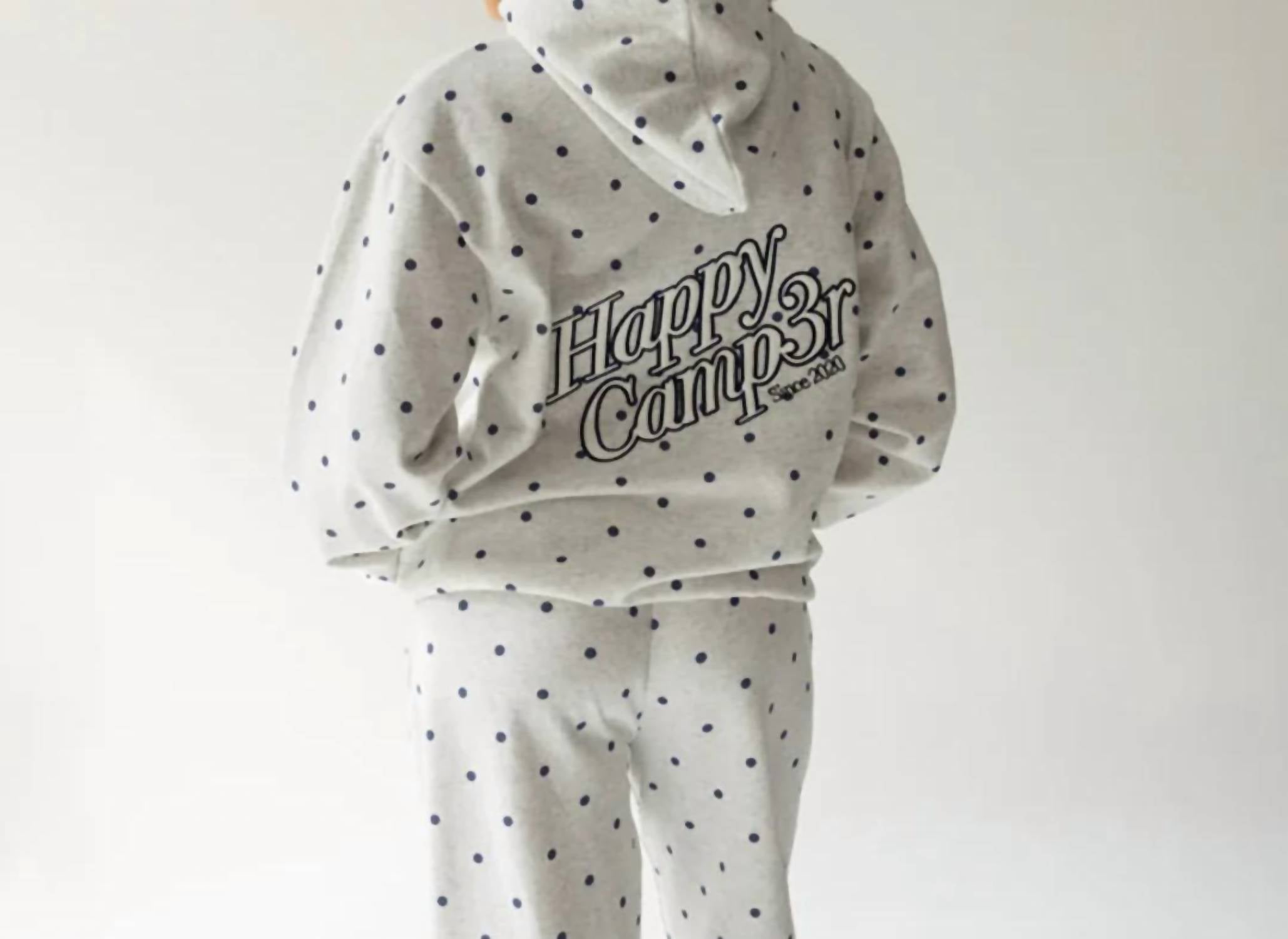 The Happy Camp3R - Polka Dot Appliqué Hoodie