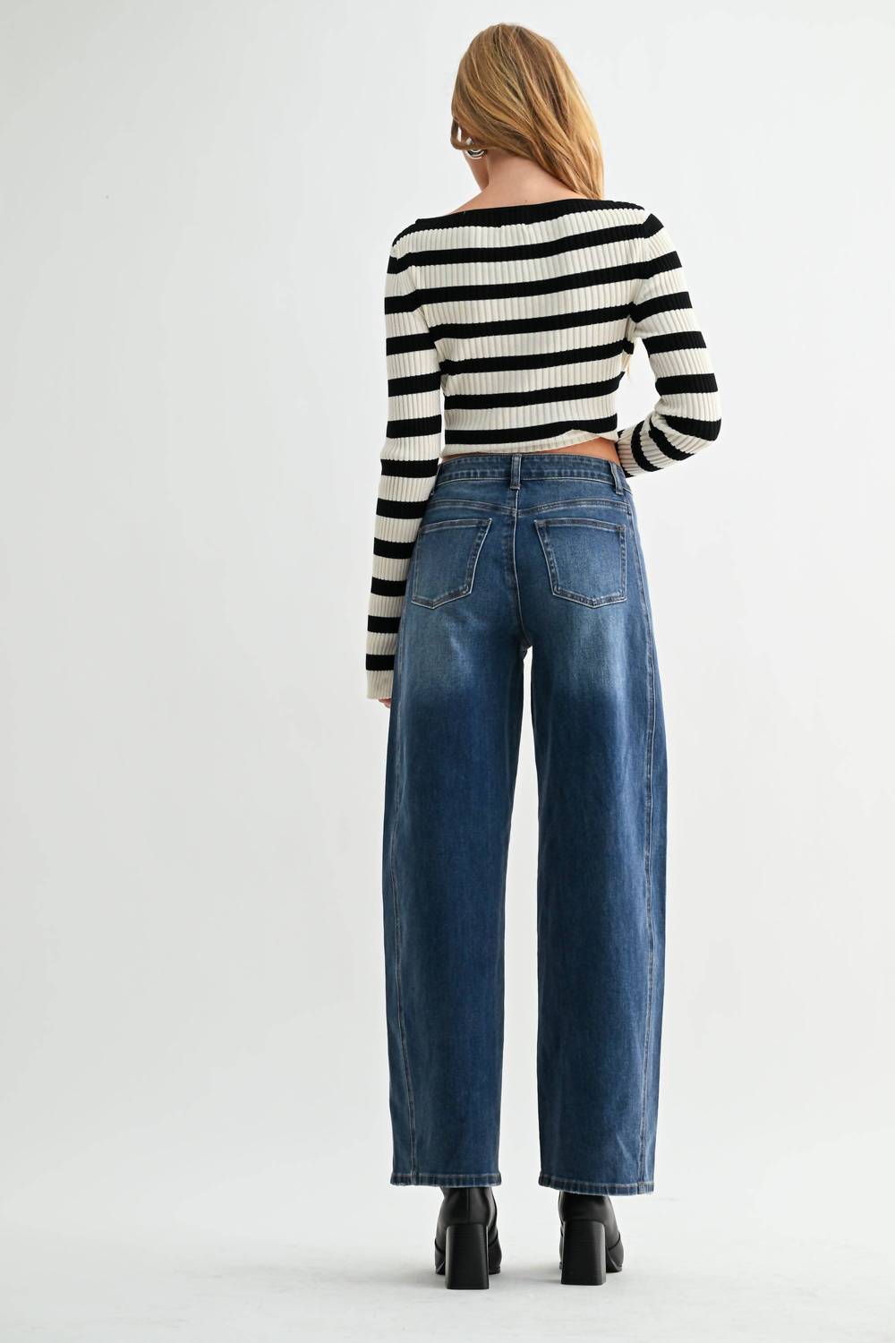 Jemina - High Rise Balloon Denim Pant