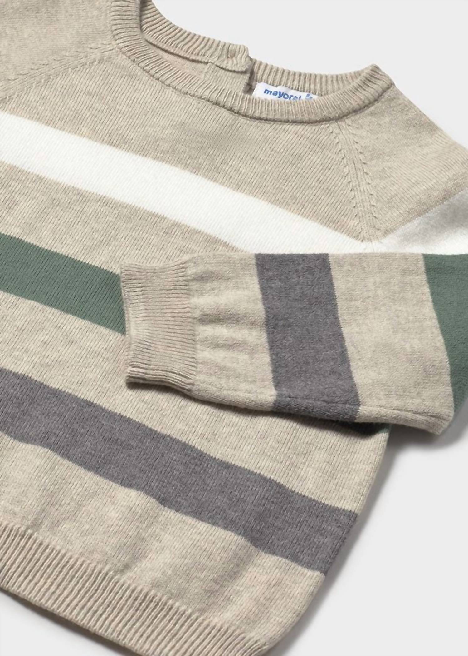 Mayoral - Boy's Block Stripe Sweater