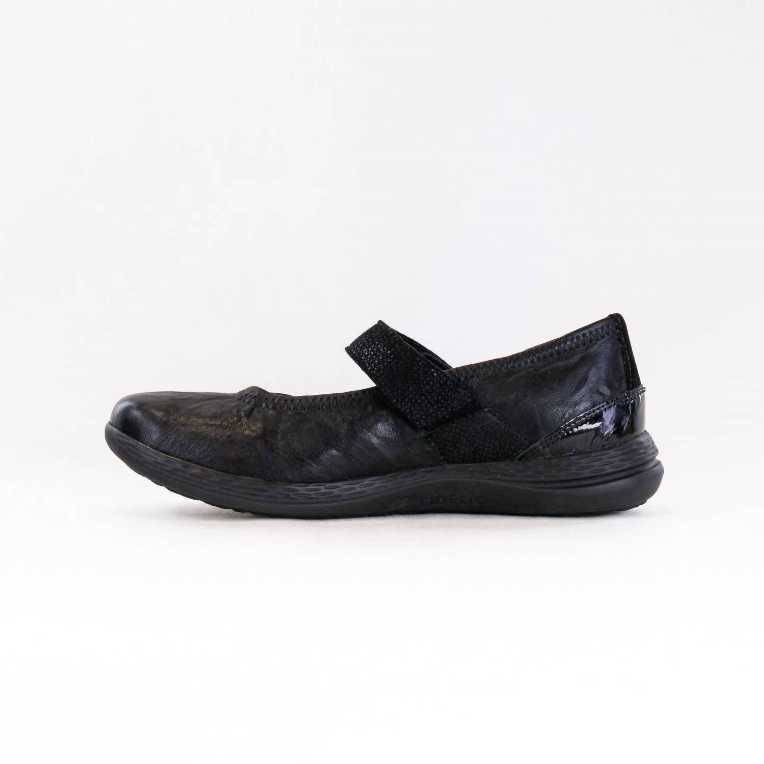 Fidelio Women's Hallux Hi-energy Mary Jane Sandal in black leather - women's sandal - view 5