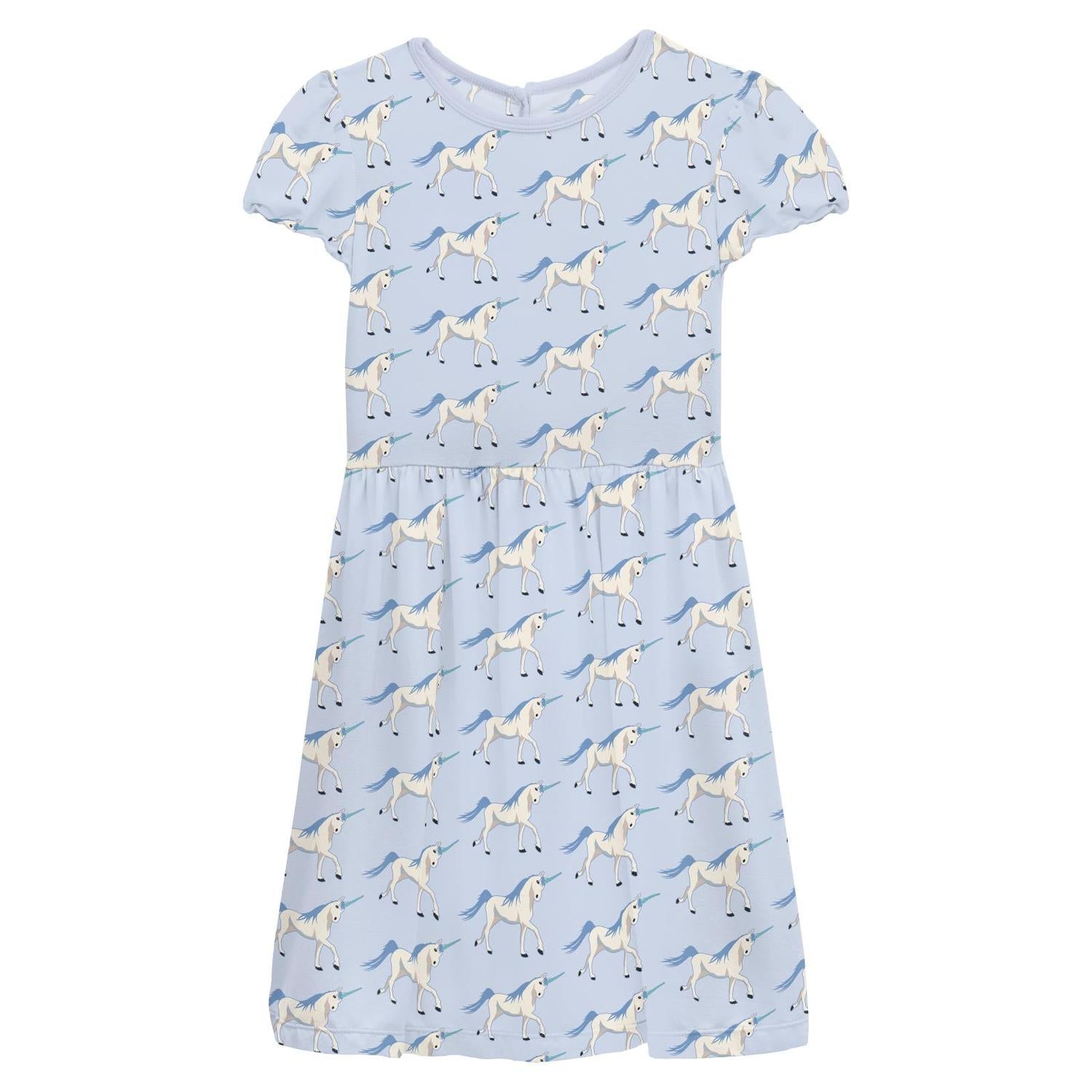 Kickee - Flutter Sleeve Twirl Dress with Pockets