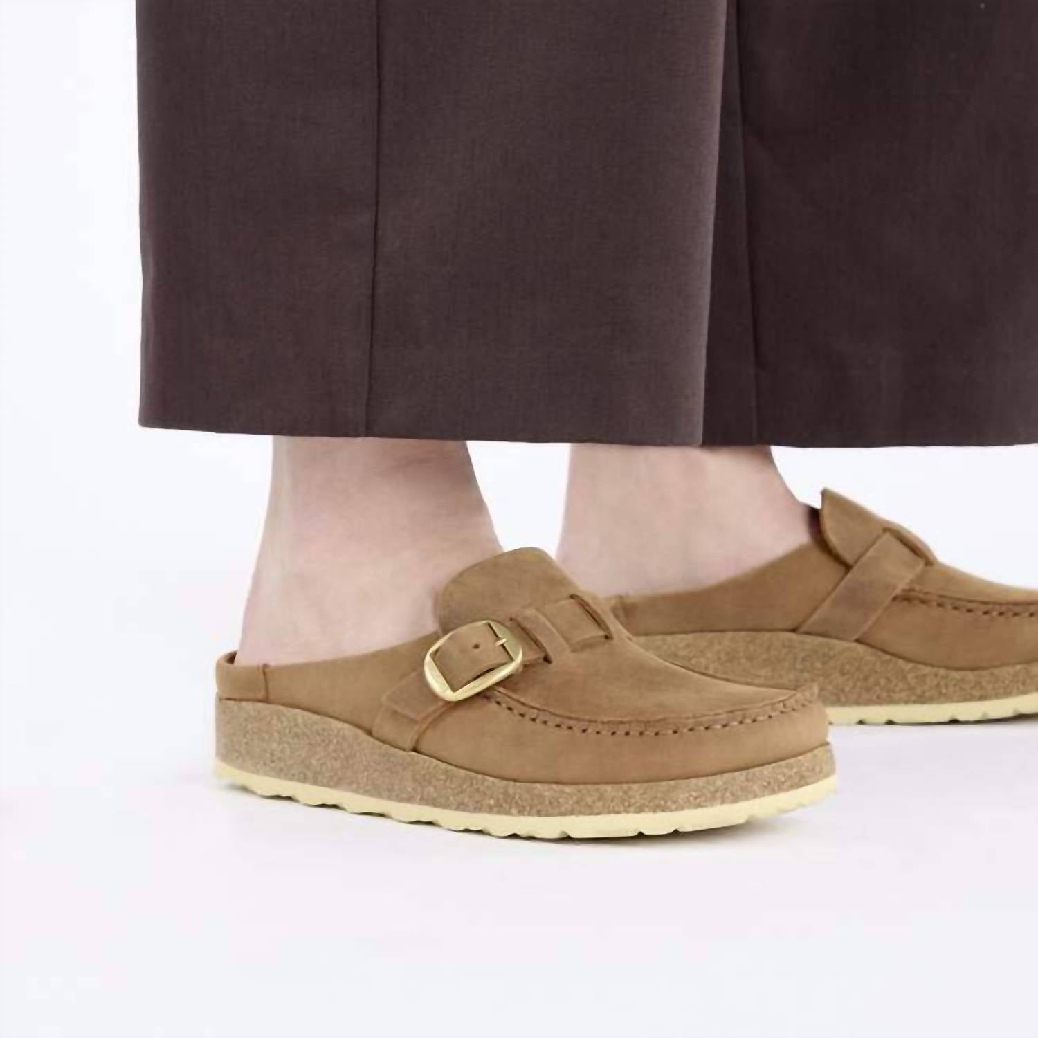 Birkenstock - Unisex Buckley Natural Leather Oiled Clogs
