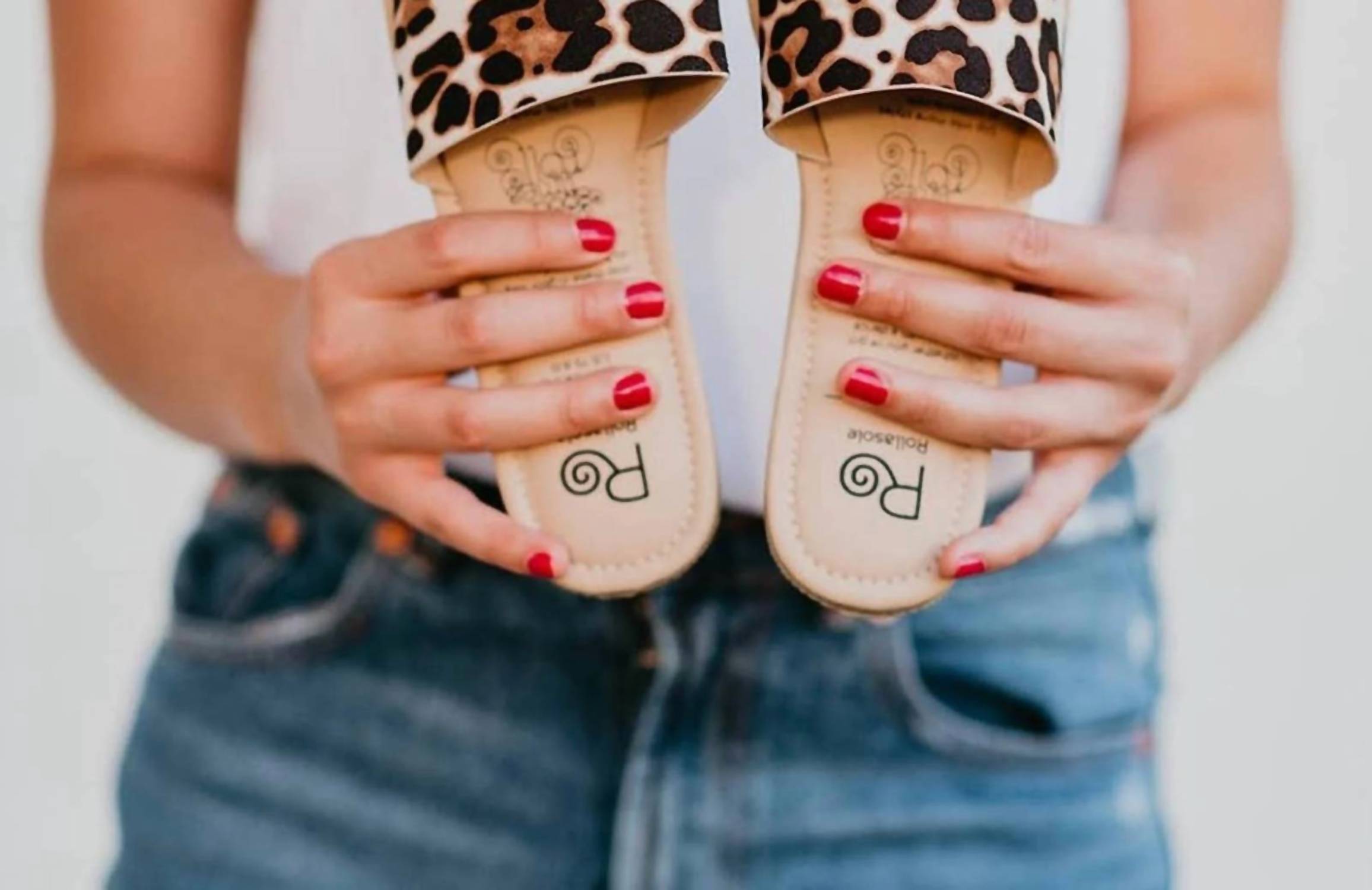 Rollasole - Women's Catwalk Print Slide Sandals
