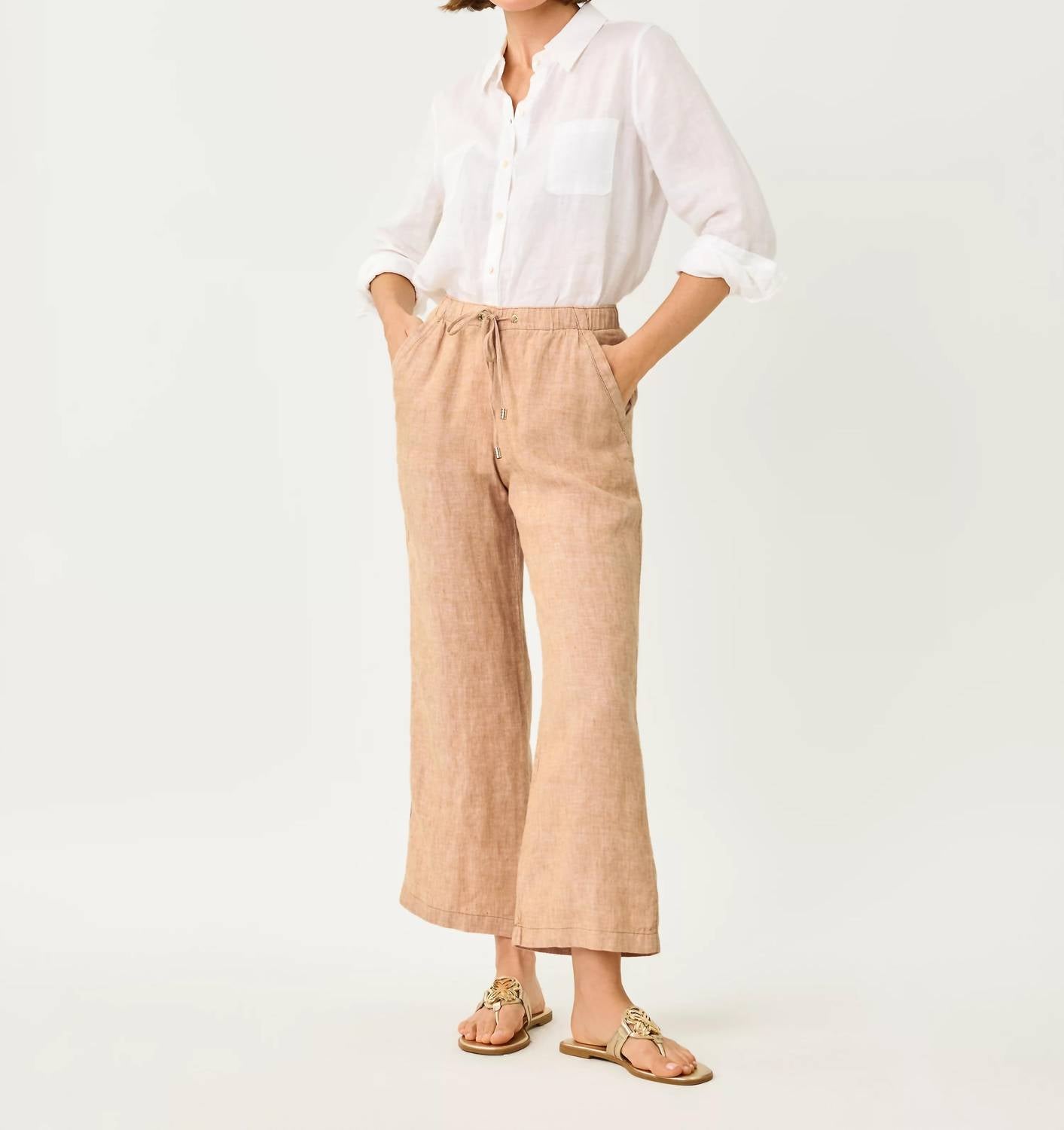 Lilly Pulitzer - Brawley Linen Crop Pant