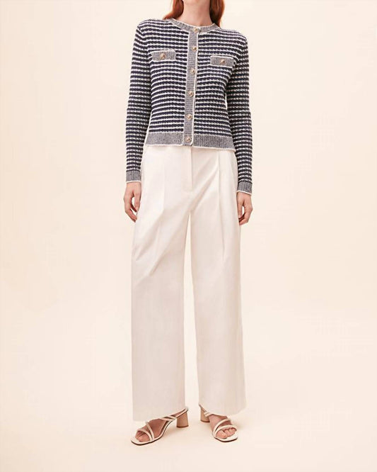 Suncoo - Wide Leg Trouser Pant